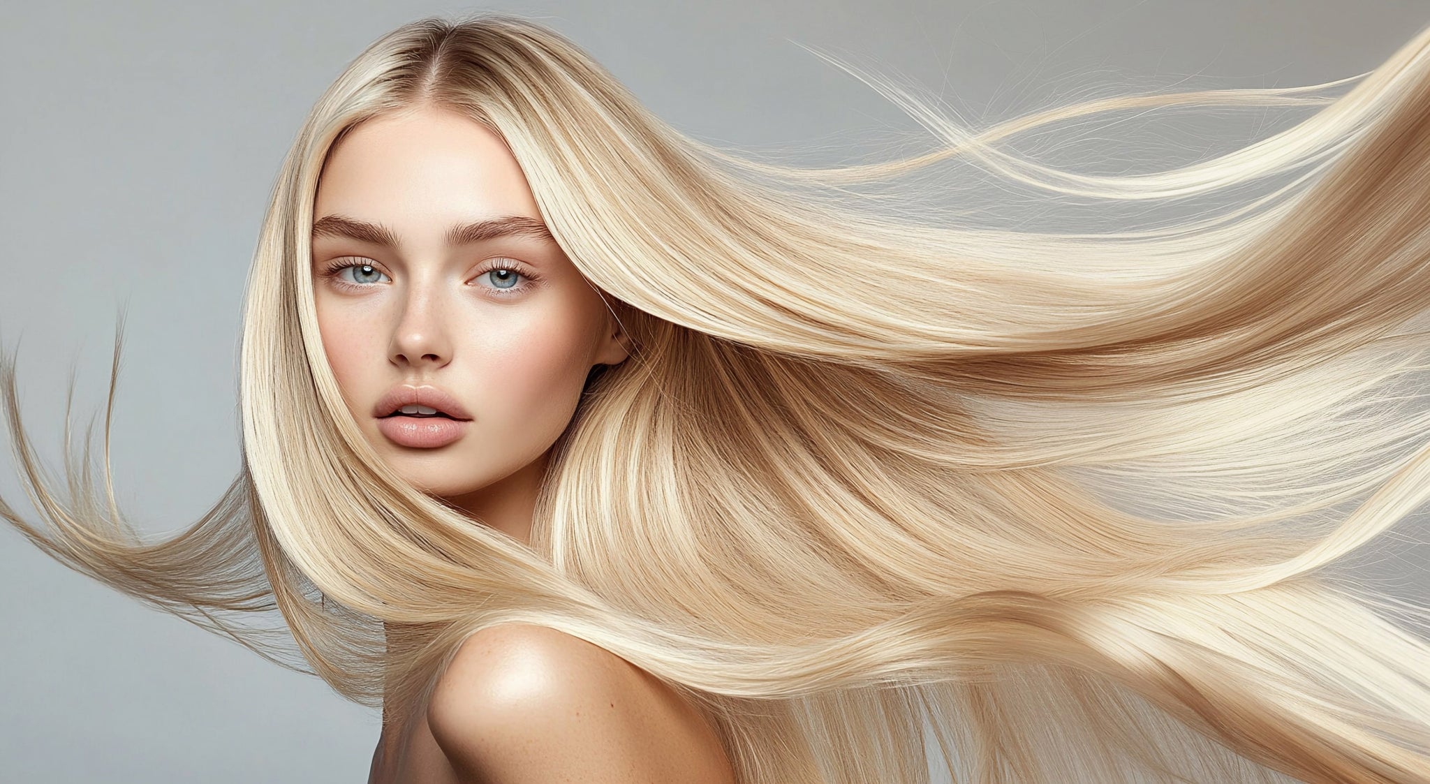 Blonde Haare richtig pflegen: So verhinderst du Gelbstich und Haarschäden