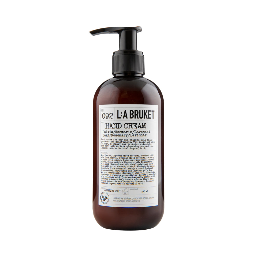 L:A Bruket 092 Hand Cream Sage/Rosemary/Lavender