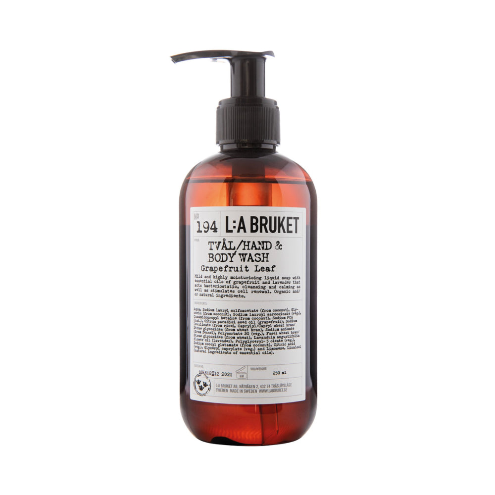 L:A Bruket 194 Hand & Body Wash Grapefruit Leaf
