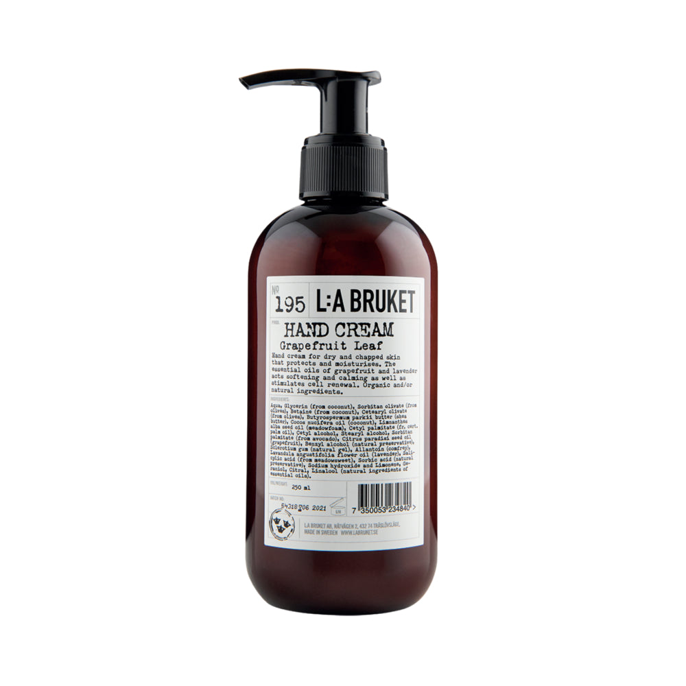 L:A Bruket 195 Hand Cream Grapefruit Leaf