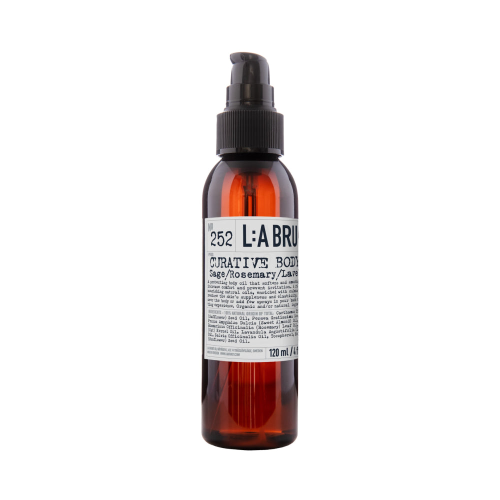 L:A Bruket 252 Curative Body Oil Sage/Rosmary/Lavender