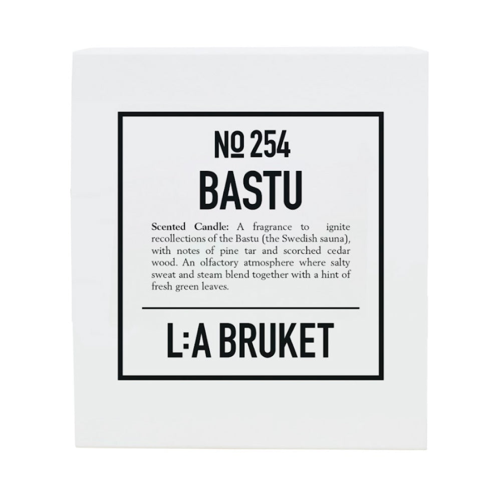 L:A Bruket 254 Scented Candle Bastu