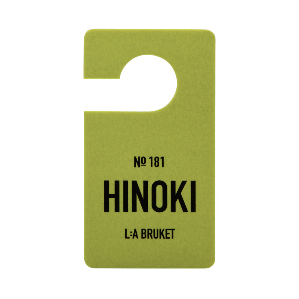 L:A Bruket 181 Fragrance Tag Hinoki