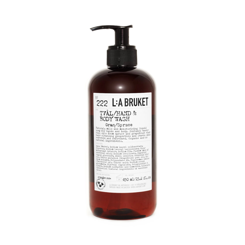 L:A Bruket 222 Hand & Body Wash Spruce