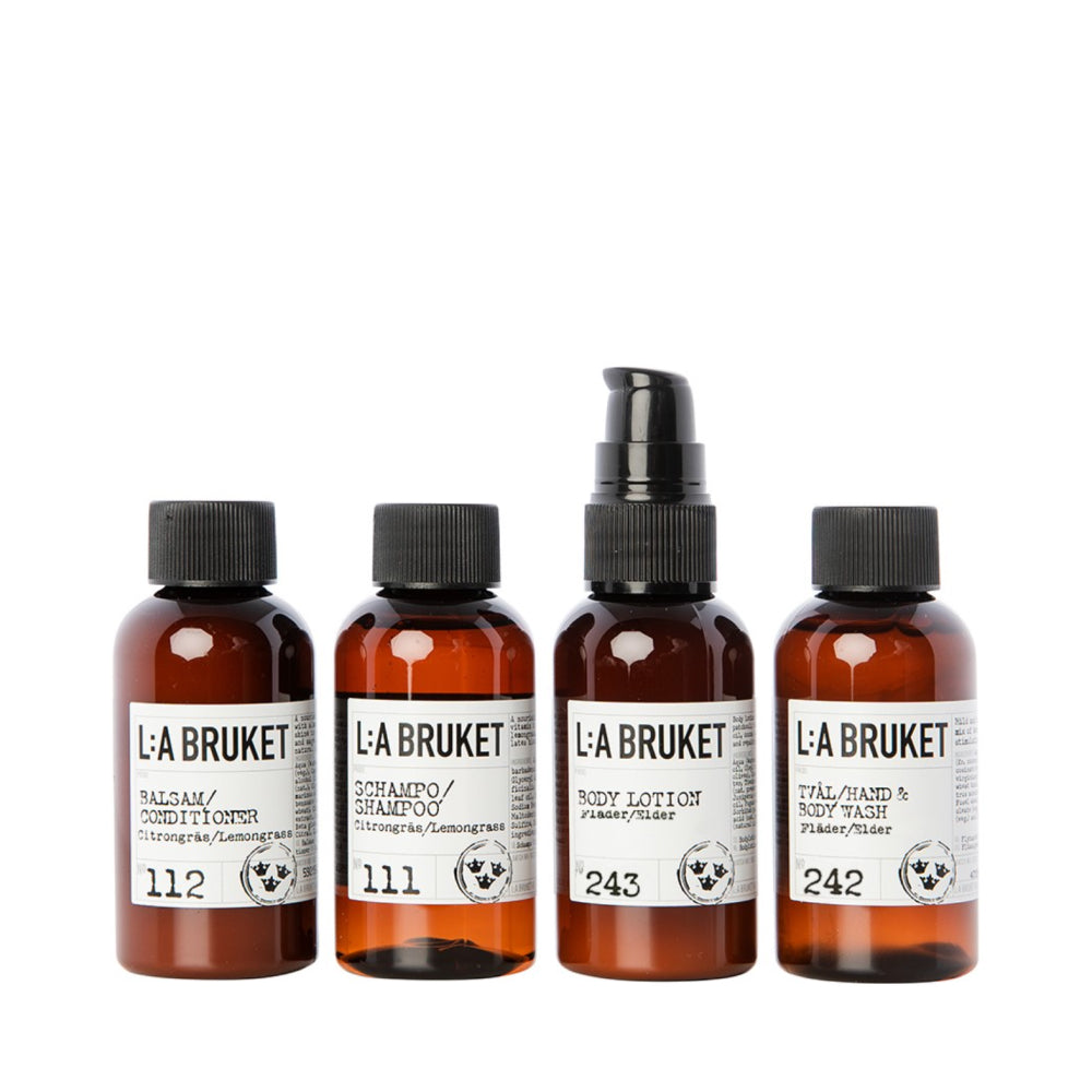 L:A Bruket 239 Travel Kit Lemongrass/Elder