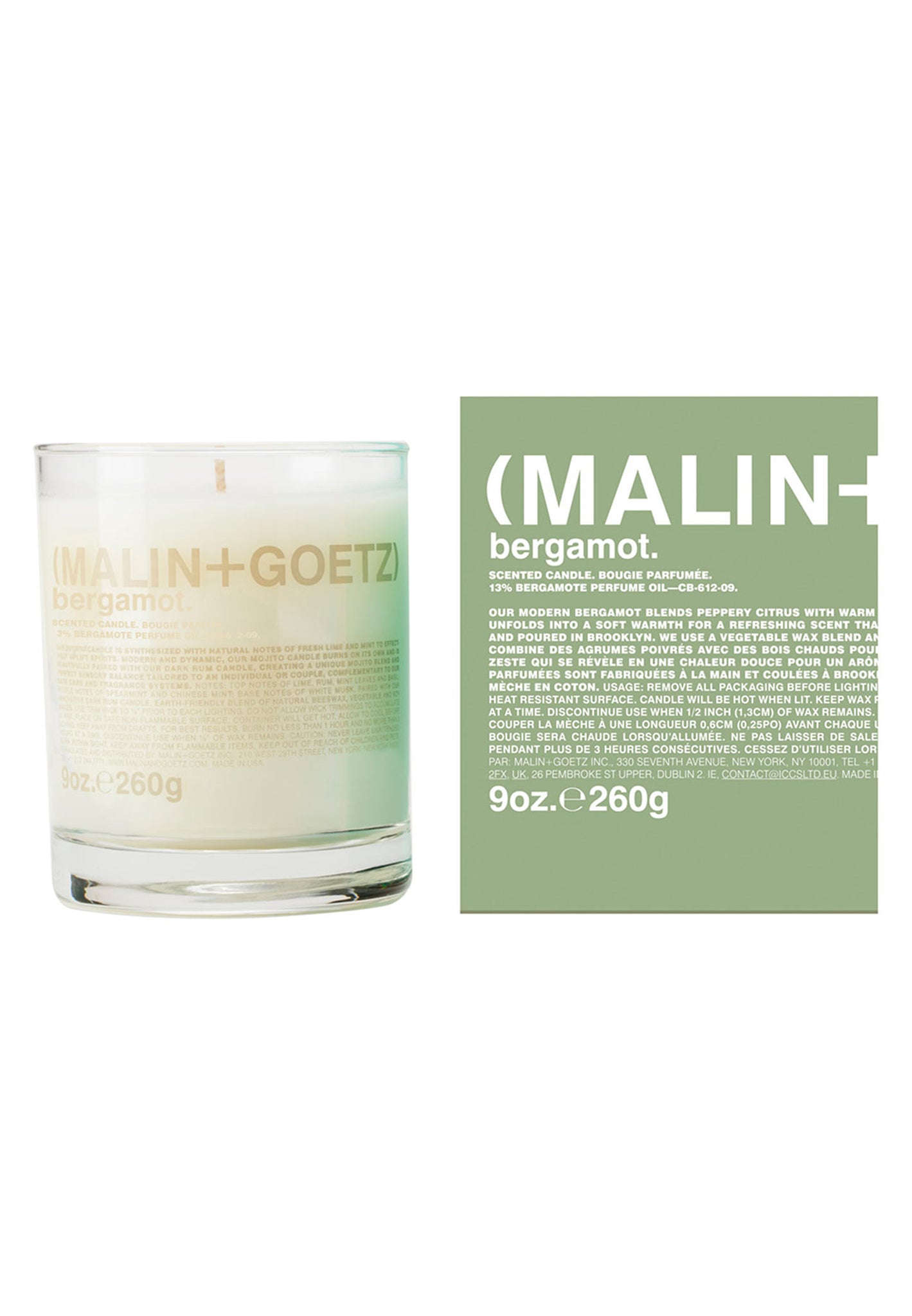 Malin + Goetz Bergamot Candle
