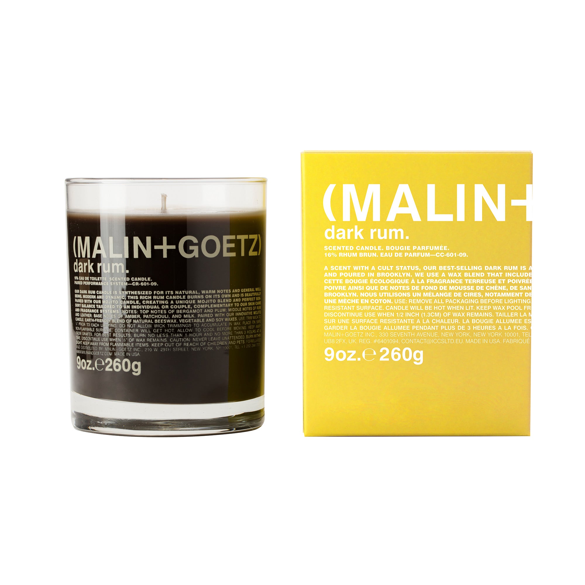 Malin + Goetz Dark Rum Candle